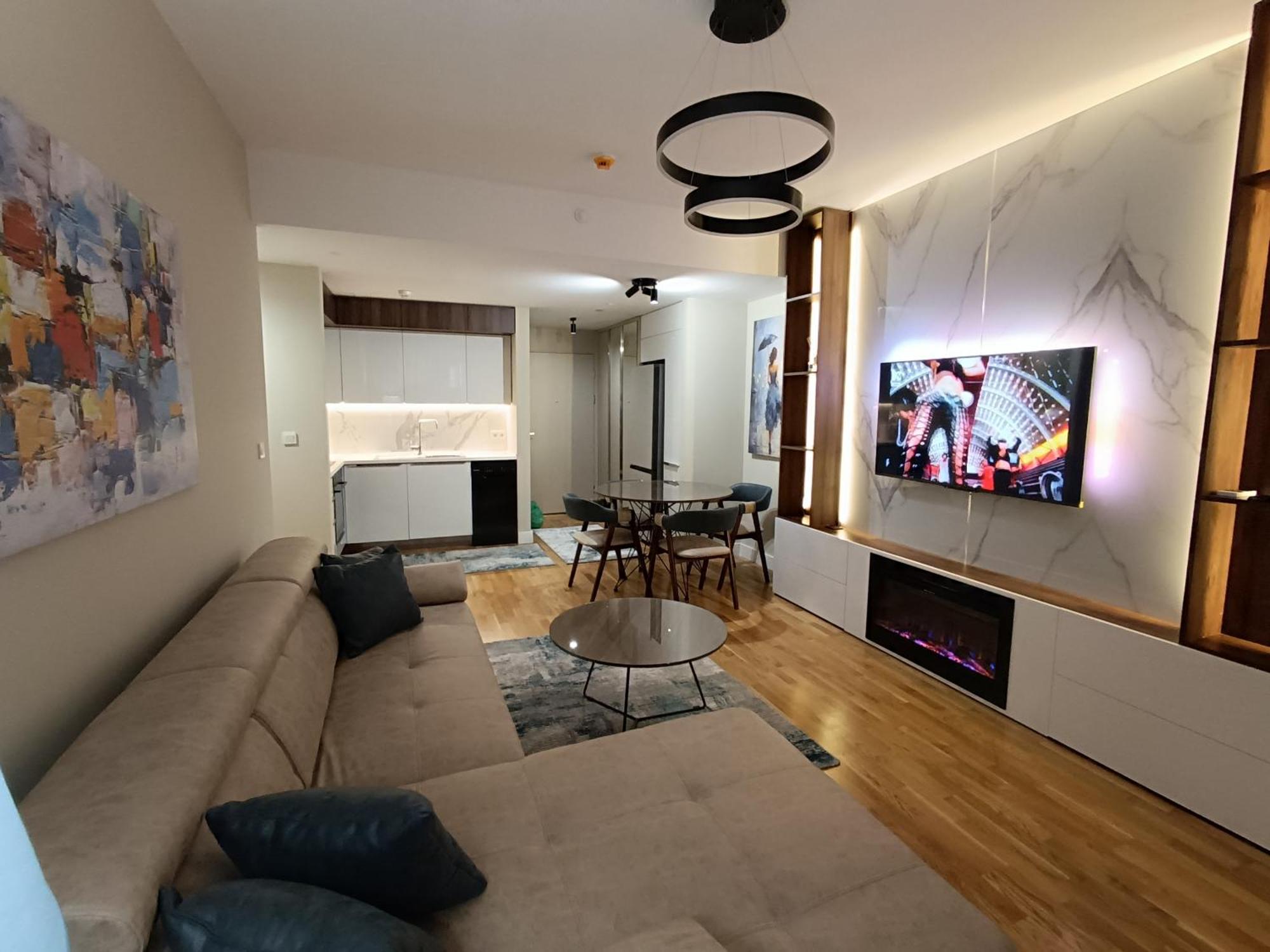Anika Luxury Apartment At Diamond Center Skopje Luaran gambar